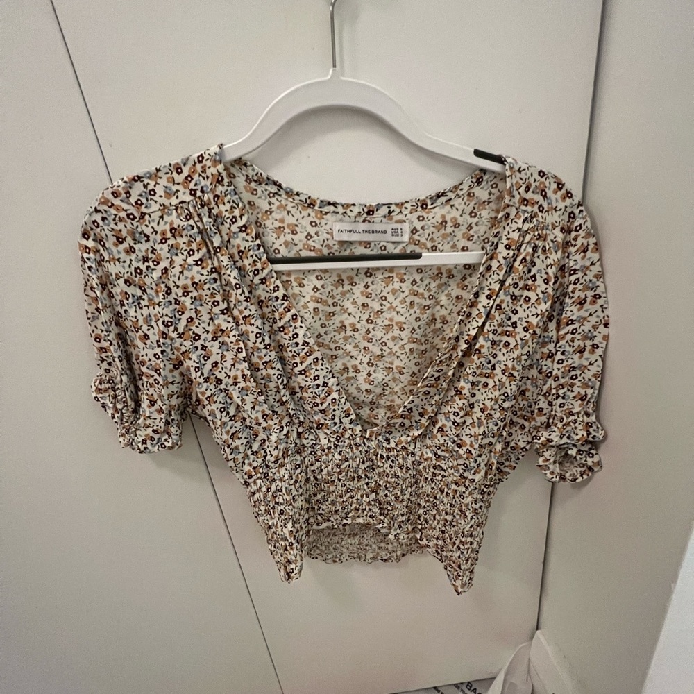 Faithful the Brand Floral Crop Top